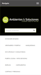 Mobile Screenshot of ambientesysoluciones.com